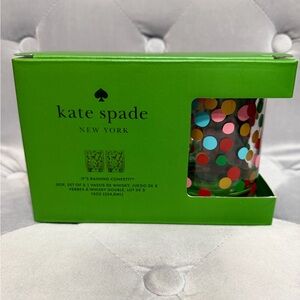kate spade Multicolor Confetti Glass Set